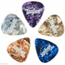 TAYLOR 80791 Pick, Marble, Thin Медиатор перламутровый с лого Taylor, мягкий