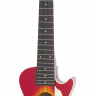Epiphone LES PAUL AC/EL UKULELE HERITAGE CHERRY SUNBURST укулеле-концерт электроакустическая