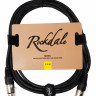 ROCKDALE MC001.10 Микрофонный кабель с разъёмами XLR для балансных соединений, OFC, 84х0,1+2х(28х0,1), длина 3,3 м