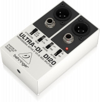 Директ бокс Behringer DI20 2-канальный активный/ сплиттер