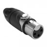 Разъем Amphenol AXX3F профессиональный кабельный XLR-мама (female) 3pin