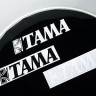 TAMA TLS100BK наклейка на пластик с логотипом TAMA черная
