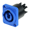 Neutrik NAC3MPA-1 - панельный разъем PowerCon входной (синий) 20A/250В