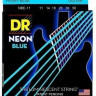 Струны для электрогитар люминесцентные DR NBE-11-50 NEON BLUE