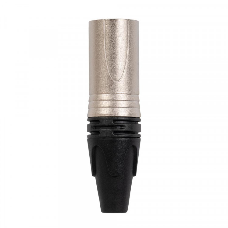 Разъем ROCKDALE XLR004 металлический кабельный XLR папа (male) 3pin