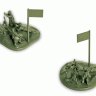 Советский 82-мм миномет с расчетом (зима) 1/72