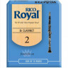 Трости для кларнета Bb Rico RCB1020 Royal №2 10 шт
