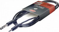 STAGG SAC3MPSBPS - аудио шнур, 3метра, мини стерео джек - стерео джек 1/4"