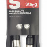 STAGG SMC3 микрофонный кабель XLR мама-XLR папа 7 м