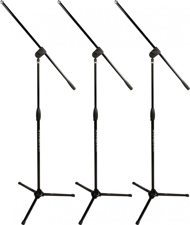 Ultimate MC-40B PRO 3-pack набор из 3 микрофонных стоек- журавль