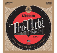Струны для классической гитары D'ADDARIO EJ47 Gold, Normal Tension