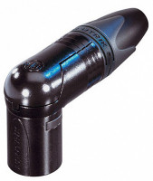 NEUTRIK NC3MRX-BAG-Разъем XLR male угловой, черненый корпус Neutrik
