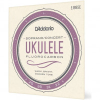 Струны для укулеле сопрано/концерт 4 струны D'ADDARIO EJ99SC