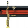 GEWA Miniature Instrument Soprano-Saxophone сувенир сопрано-саксофон латунный с футляром 15 см