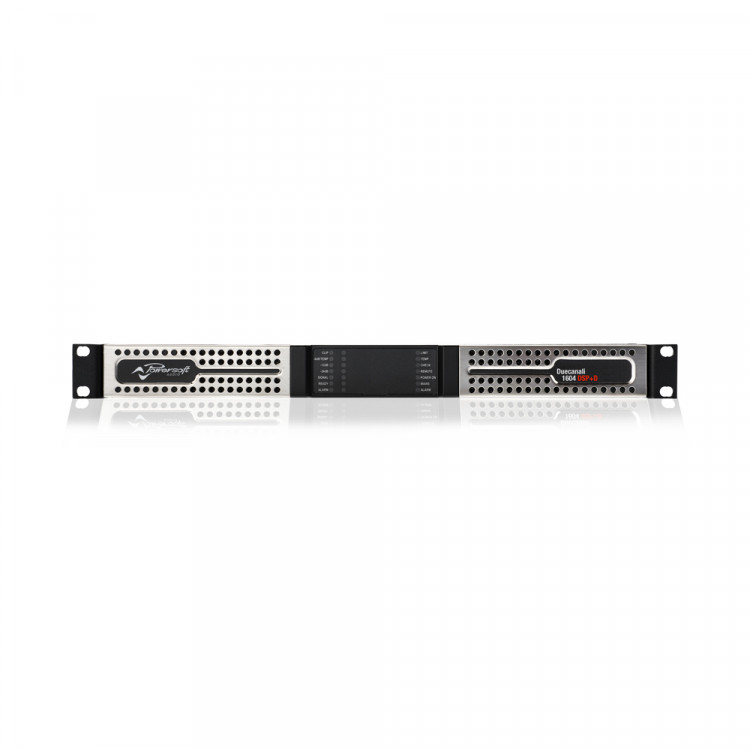 POWERSOFT Duecanali 1604 DSP+D 2-канальный усилитель, 1600 Вт /4 Ом, класс D с картой DANTE