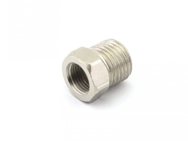 Переходник штуцер 1/4" - гайка 1/8"