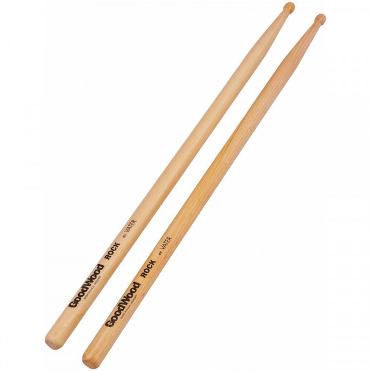 Барабанные палочки Rock VATER GWRW Goodwood деревянный наконечник
