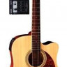 Tenson D10CE Dreadnought Cutaway Natural электроакустическая гитара