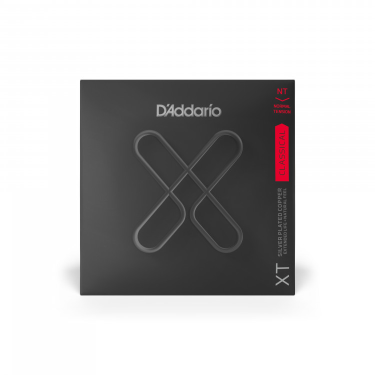 Струны для классической гитары D'ADDARIO XTC45 посеребренные, нормальное натяжение