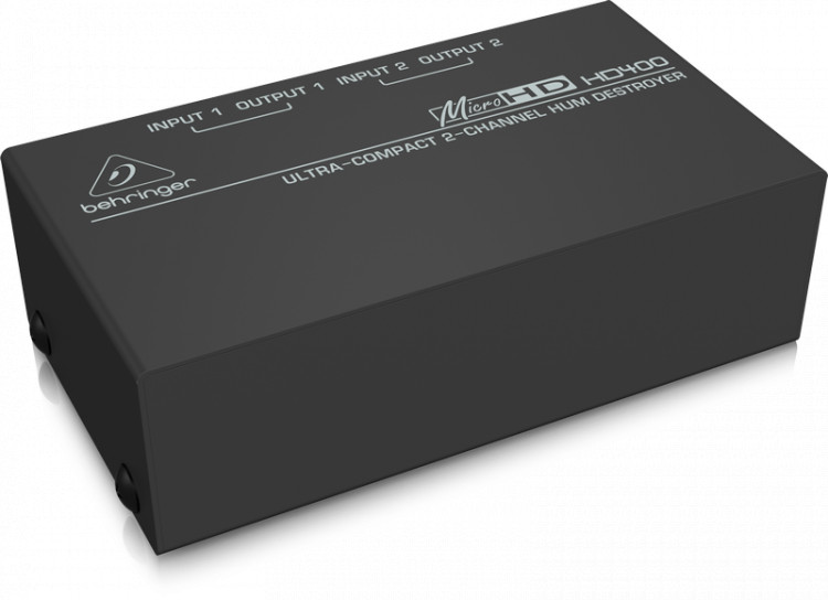 Директ бокс Behringer HD400 2-канальный пассивный