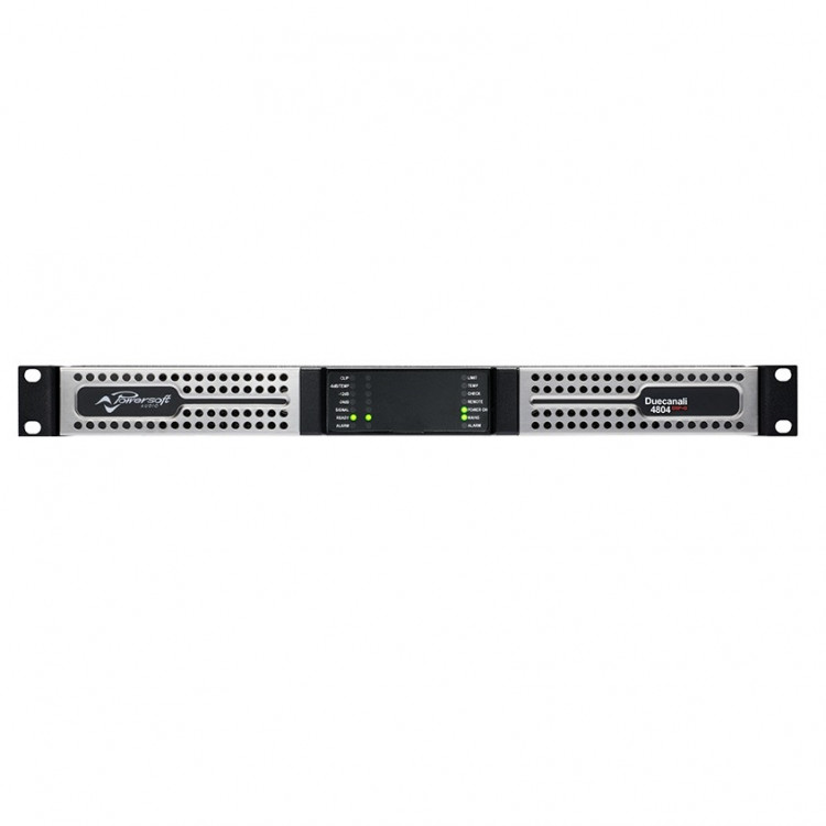 POWERSOFT Duecanali 4804 DSP+D 2-канальный усилитель, DSP/DANTE, 2х3000 Вт / 2Ом, 2х2400 Вт /4Ом