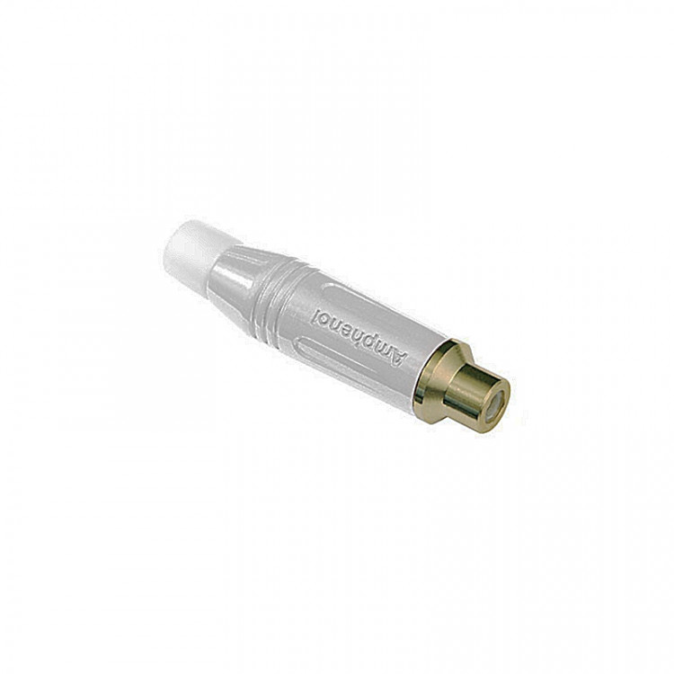 Разъем кабельный RCA AMPHENOL ACJR-WHT мама белый
