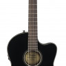 Fender CN-140SCE BLK WC 4/4 классическая гитара со звукоснимателем