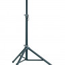 K&M 21450-000-55 стойка для акустических систем, диаметр трубы 35 мм, высота 1270 - 1930 мм, алюминий, черная, до 50 кг.