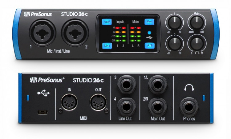 Аудиоинтерфейс PreSonus Studio 26C