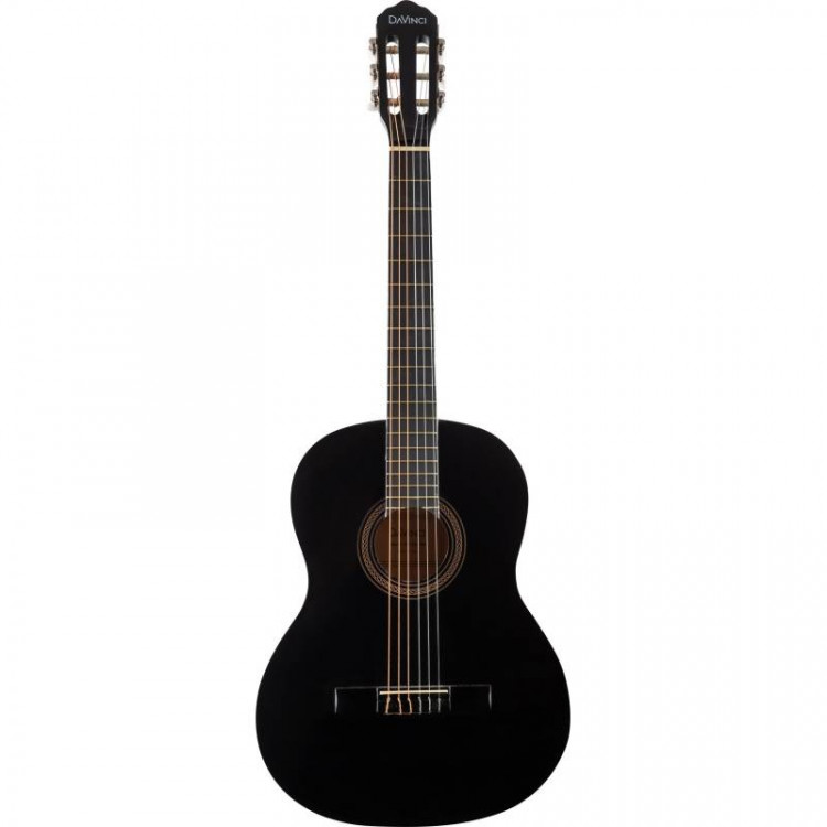 Классическая гитара 4/4 DAVINCI DC-70A BK цвет - чёрный