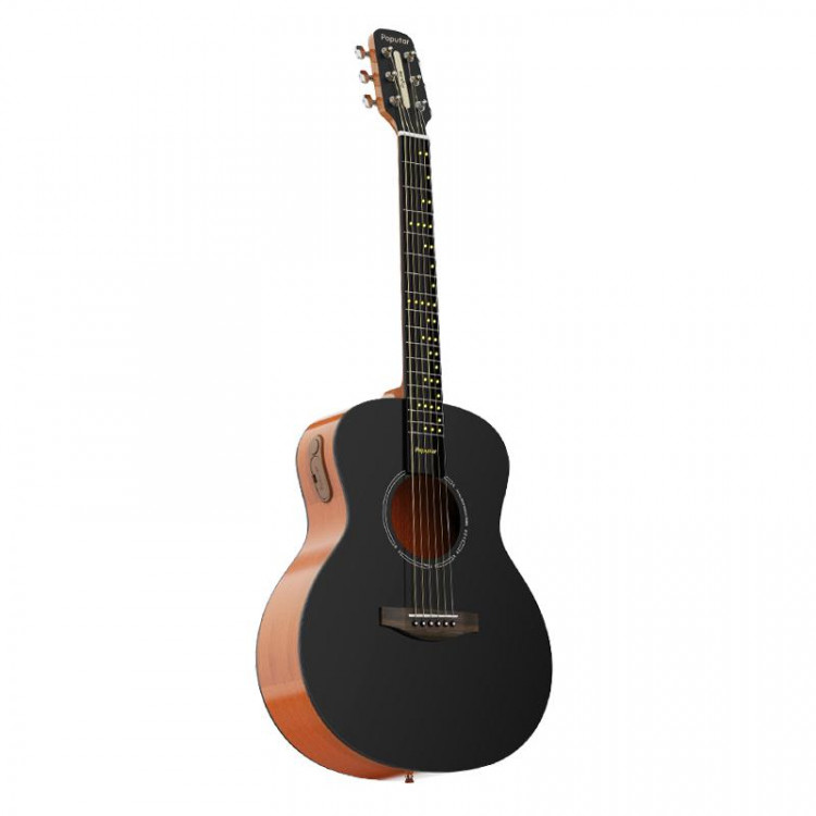 Умная акустическая гитара POPUMUSIC Poputar T1 Smart Guitar Travel Edition Black