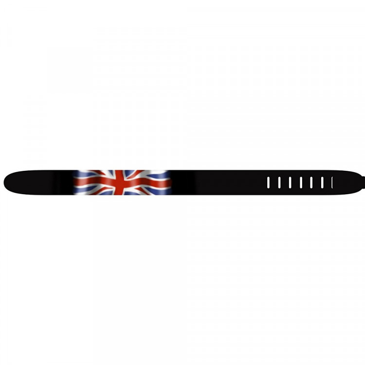 Perri's P25LSS-33 UK FLAG - ремень для гитары кожаный