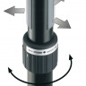 K&M 21459-000-55 стойка для акустических систем, комплект 2 штуки с чехлом, высота 1270 - 1930 мм, нагрузка до 50 кг