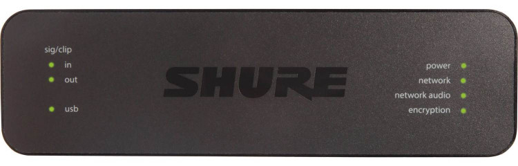 SHURE ANIUSB-MATRIX четырехканальный Dante™ аудиоинтерфейс, 4 Dante in, 1 аналог вход, 1 выход, USB, матричное микширование