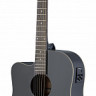 Stagg SA30DCE-BK LH электроакустическая гитара