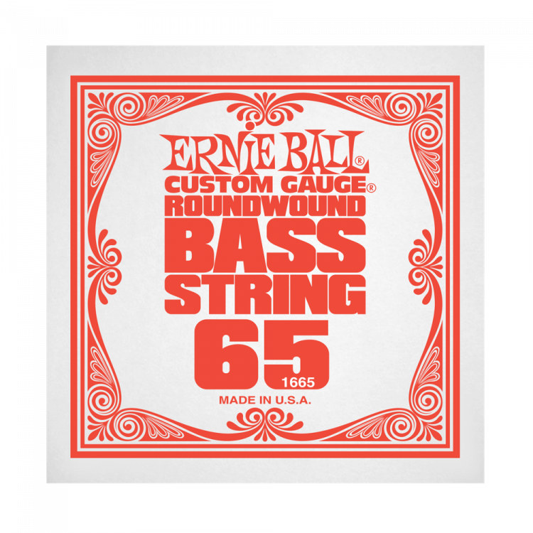 Ernie Ball 1665 струна для бас-гитары калибра 0065