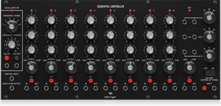 Модуль Behringer 960 SEQUENTIAL CONTROLLER аналоговый Step Sequencer