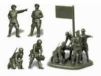 Сборные солдатики ZVEZDA Советский штаб 1941-1943гг, 1/72