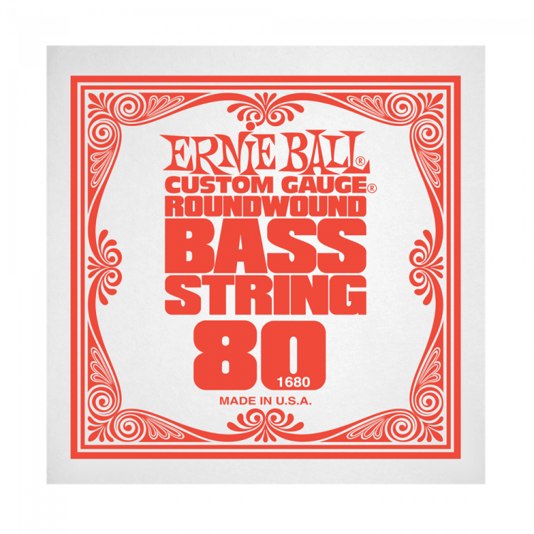 Ernie Ball 1680 струна для бас-гитары калибра 0080