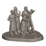 Сборные солдатики ZVEZDA Советский штаб в зимней форме, 1/72