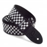 DUNLOP D38-31BK B&W Check 2 ремень гитарный