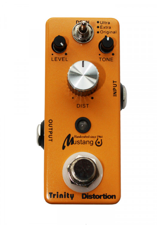 Mustang TC-12 гитарная педаль эффектов Trinity Distortion