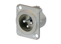 Панельный разъем Neutrik NC3MD-LX XLR male