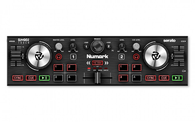 NUMARK DJ2GO2 Touch сверхпортативный DJ-контроллер в комплекте ПО Serato DJ Intro