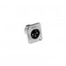 Amphenol AC3MDZ - Разъем XLR панельный папа 3 контакта
