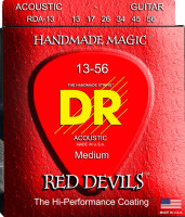 Комплект струн для акустической гитары DR RDA-13, 13-56