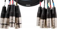 Мультикор Cordial CML 8-0 FM 3 C 8xXLR female/8xXLR male, 3м