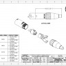 Amphenol AC3MM - Разъем XLR кабельный папа 3 контакта