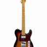 Электрогитара G&L ASAT Classic Bluesboy Semi-Hollow 3-Tone Sunburst MP, с кейсом