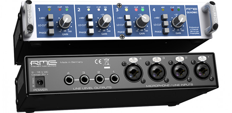 RME QuadMic II 4-канальный микрофонный предусилитель